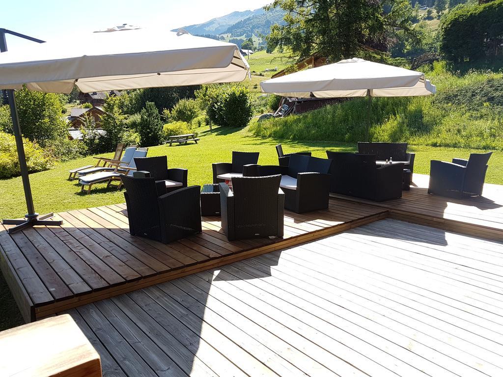 サランシュ La Joubarbe Au Balcon Du Mont-Blancヴィラ エクステリア 写真