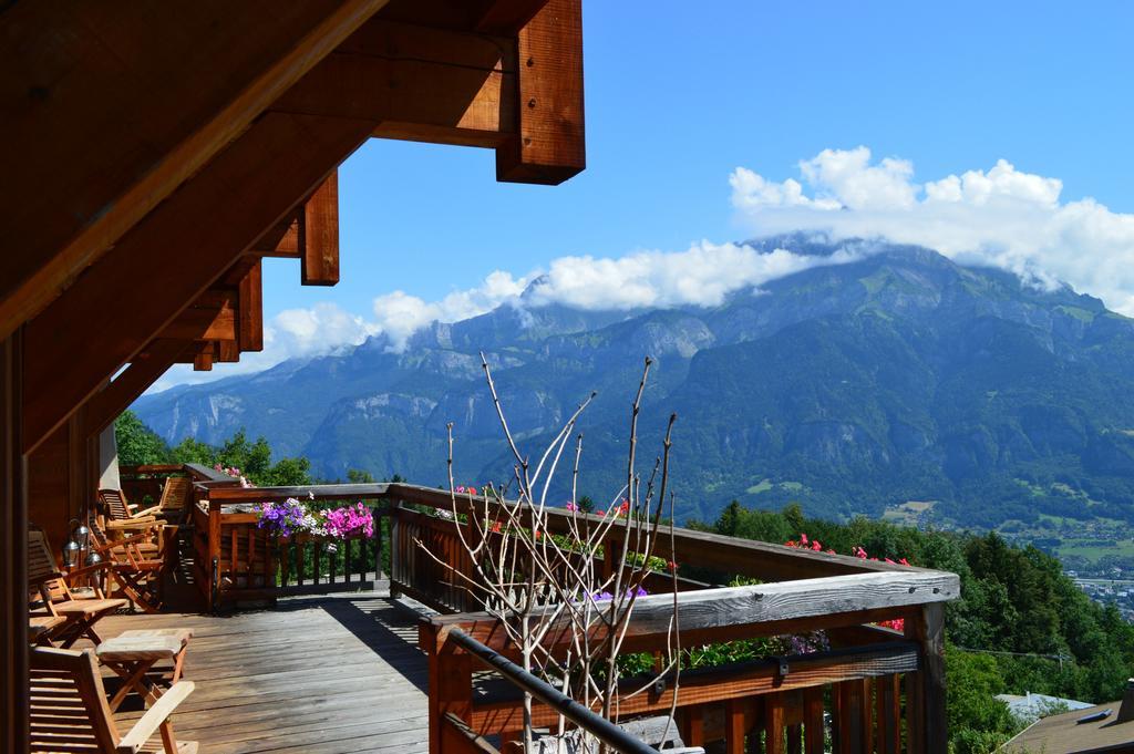 サランシュ La Joubarbe Au Balcon Du Mont-Blancヴィラ エクステリア 写真