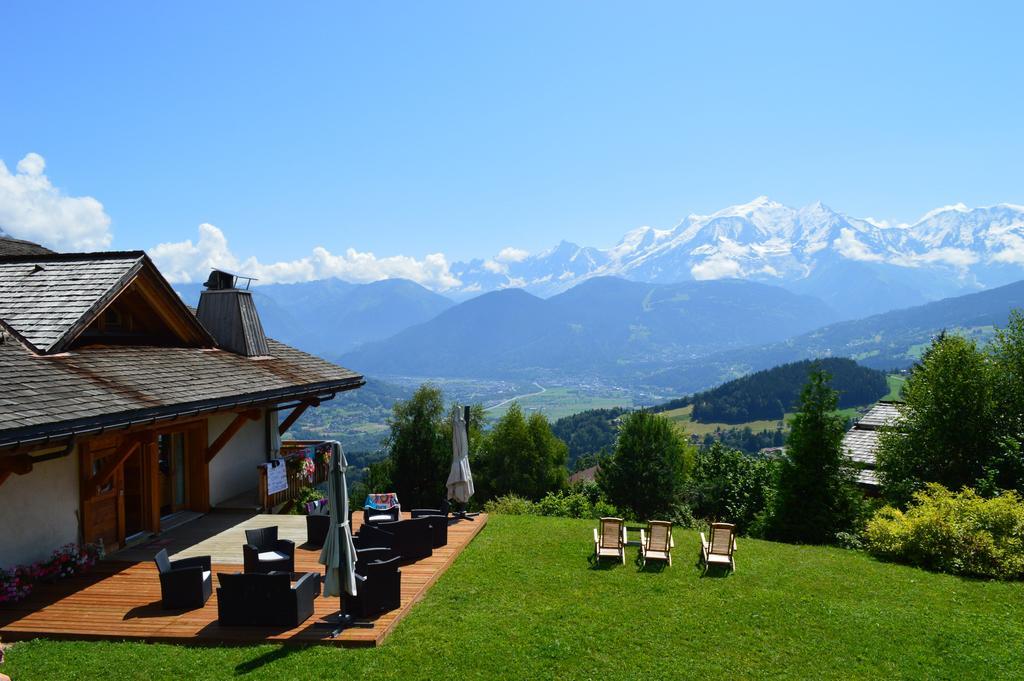 サランシュ La Joubarbe Au Balcon Du Mont-Blancヴィラ エクステリア 写真