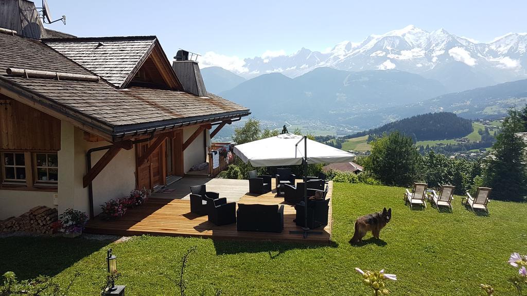 サランシュ La Joubarbe Au Balcon Du Mont-Blancヴィラ エクステリア 写真