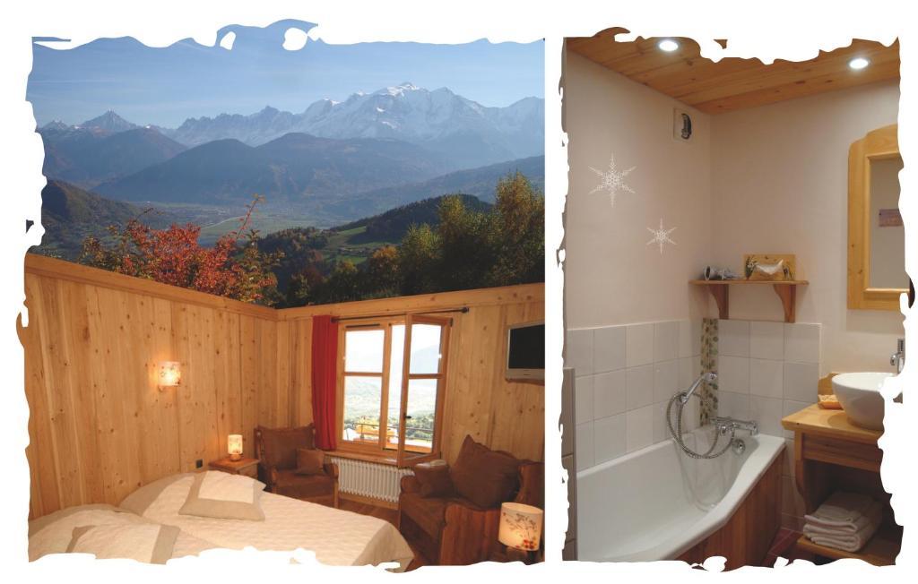 サランシュ La Joubarbe Au Balcon Du Mont-Blancヴィラ 部屋 写真