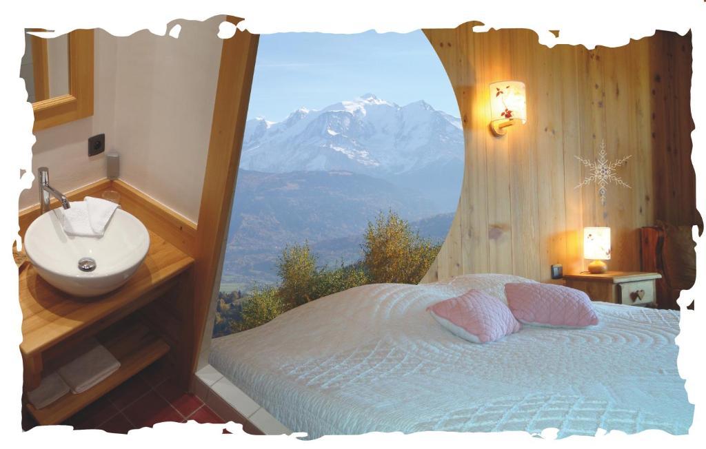 サランシュ La Joubarbe Au Balcon Du Mont-Blancヴィラ 部屋 写真